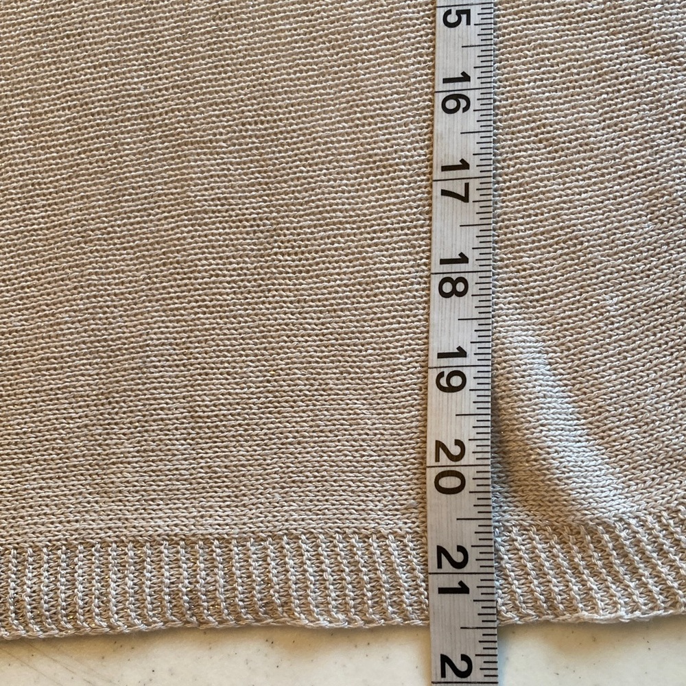 Tempo Paris Taupe Sparkle Sweater - Picture 6 of 7
